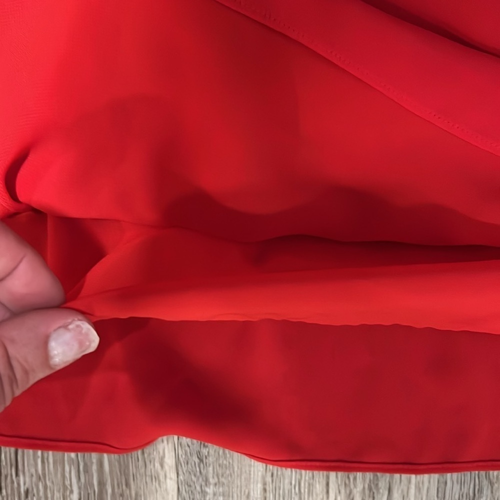Aritzia Babaton Chagall Blouse in Red - Picture 6 of 13